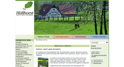 Desktop Screenshot of huellhorst.de