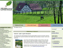 Tablet Screenshot of huellhorst.de